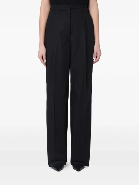 Pantaloni talie inalta Thelatest negri