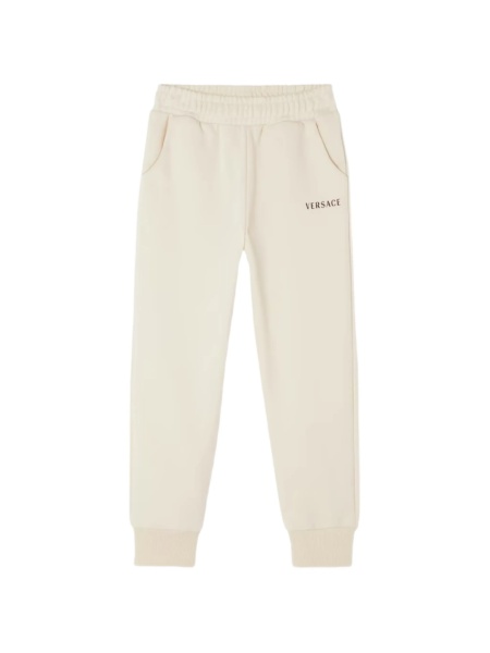 Pantaloni Versace neutri din bumbac