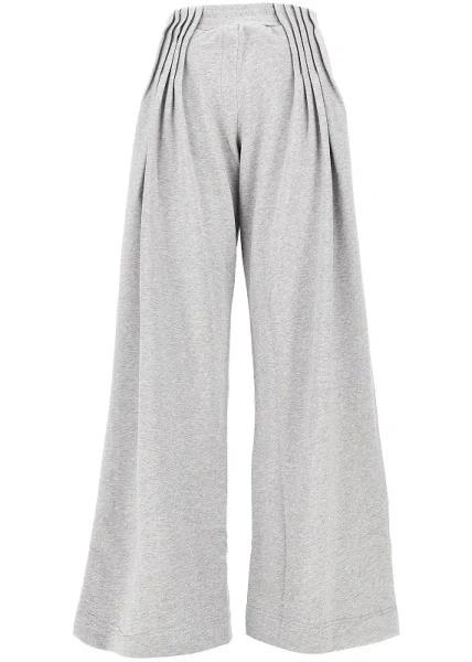 Pantaloni Wide-leg pleated sweatpants