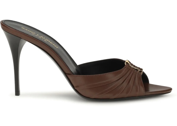 Pantofi Babylone smooth leather Mules
