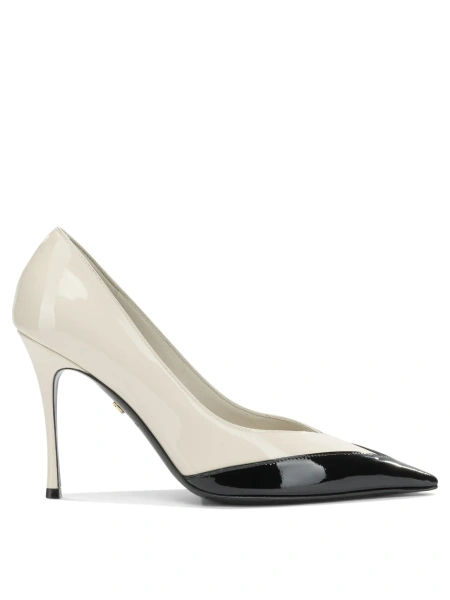 Pantofi cu toc Ferragamo albi