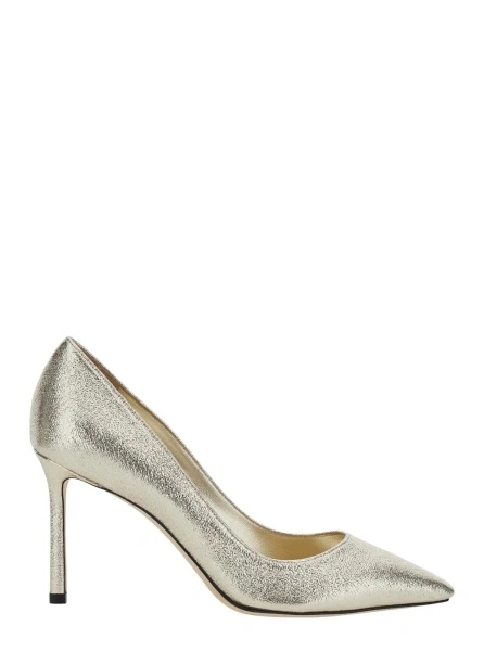 Pantofi cu toc Jimmy Choo 'Romy' gri din material textil