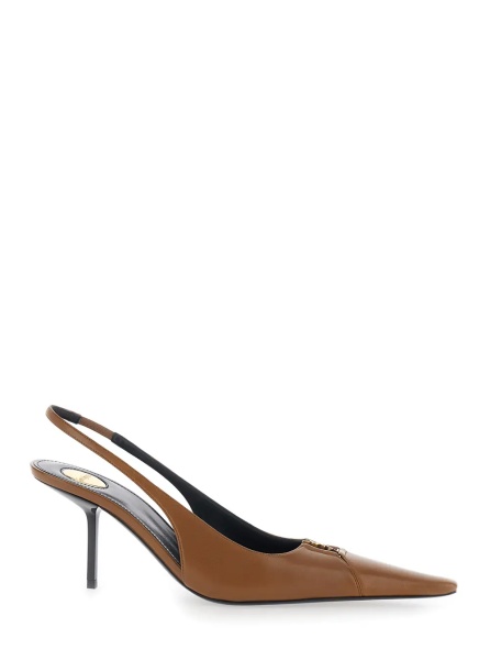 Pantofi High Heel 'Babylone' Brown Leather Women's Pumps