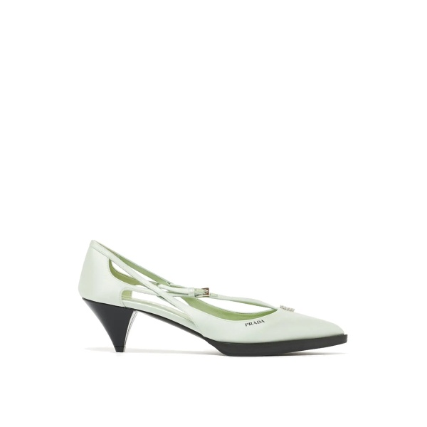 Pantofi Prada Cut-Out Satin Pumps