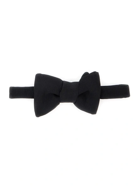 Papion Tom Ford negru din matase