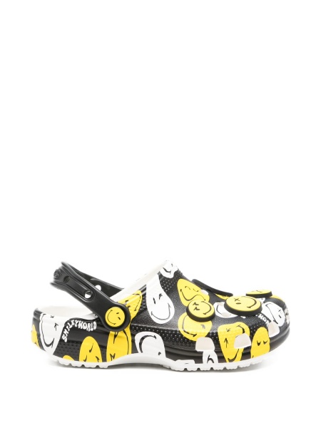 Papuci Crocs negri din cauciuc