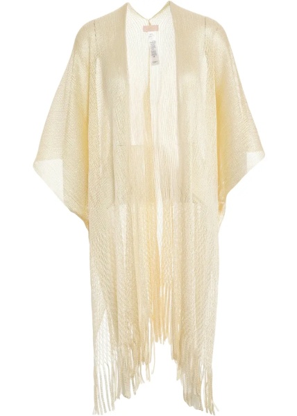 Poncho Poncho with fringes