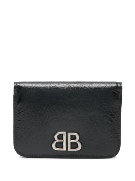 Portofel Balenciaga negru din piele