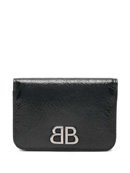 Portofel Balenciaga negru din piele