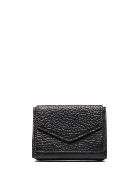 Portofel Maison Margiela negru din piele