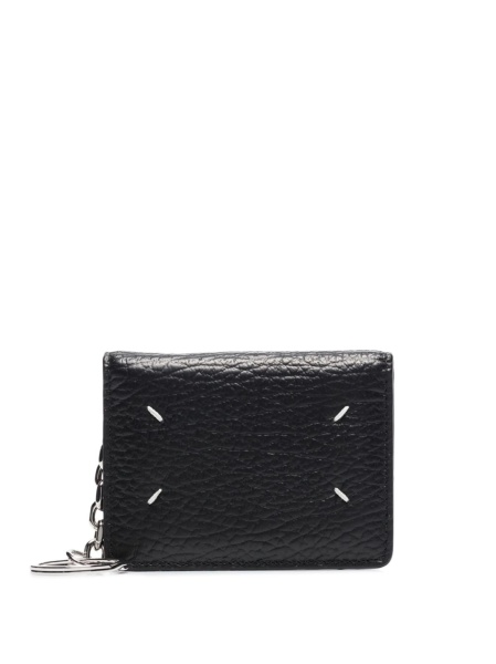 Portofel Maison Margiela negru din zinc si piele
