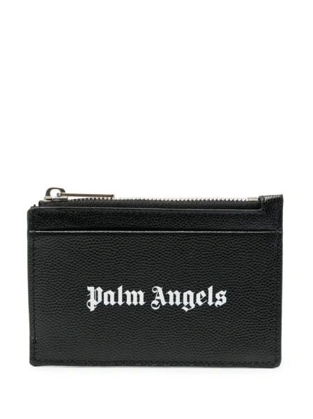 Portofel Palm Angels negru din piele