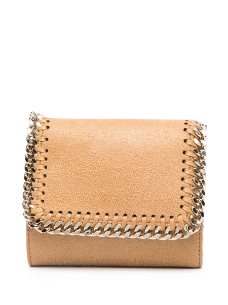 Portofel Stella McCartney falabella maro din poliuretan