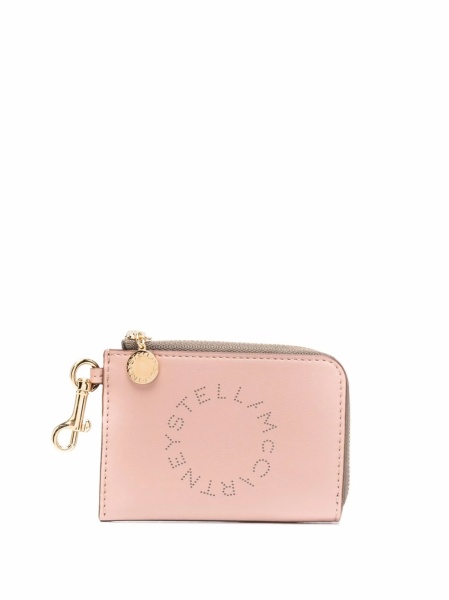 Portofel Stella McCartney roz din poliuretan