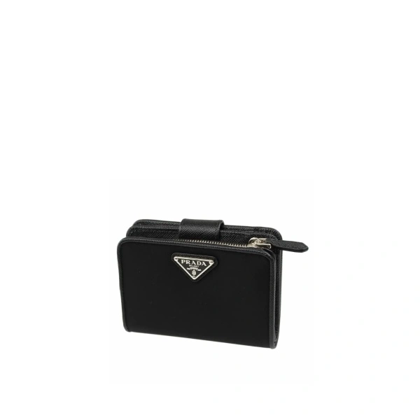 Portofele Prada Nylon and Leather French Wallet