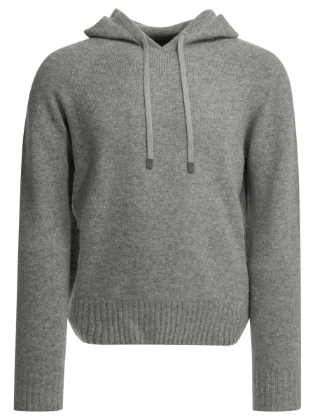 Pulover Cashmere hooded sweater