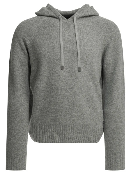 Pulover Cashmere hooded sweater