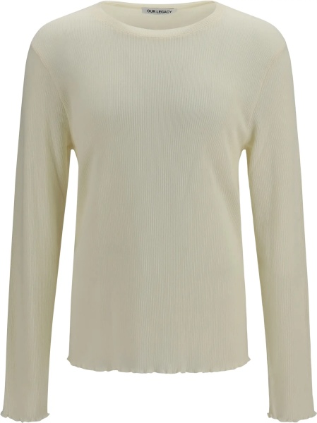 Pulover Cotton-blend long-sleeve Sweater
