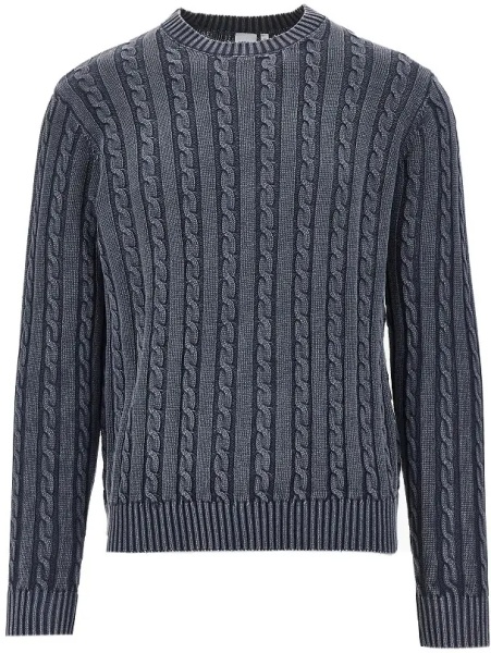 Pulover Cotton cable knit sweater