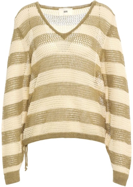 Pulover Linen blend knit sweater