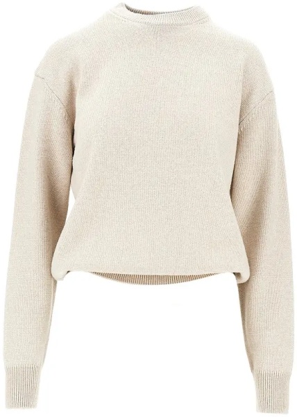 Pulover Logo intarsia merino wool sweater