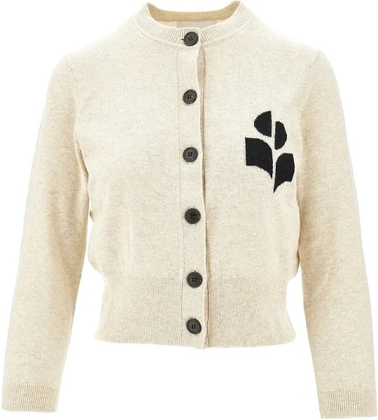 Pulover 'Newton' cotton and wool cardigan