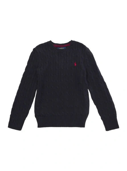 Pulover Ralph Lauren albastru din bumbac