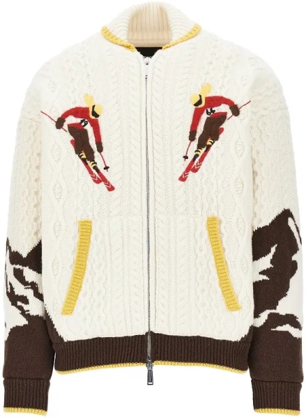 Pulover 'Snowy Dream' padded knit jacket