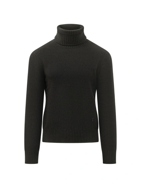 Pulover tricotat AMI Paris negru