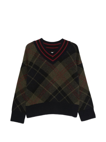 Pulover tricotat Barbour negru
