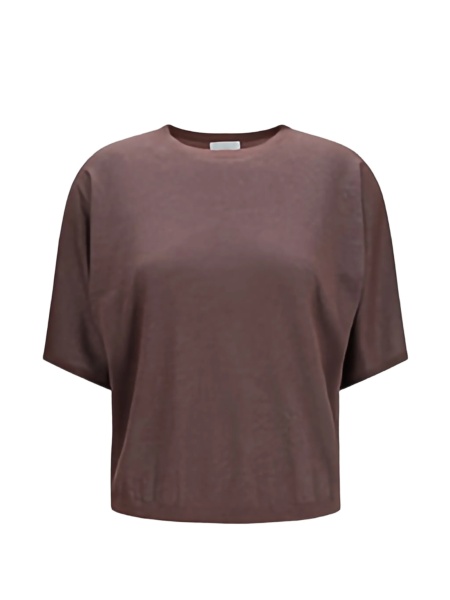 Pulover tricotat Brunello Cucinelli maro