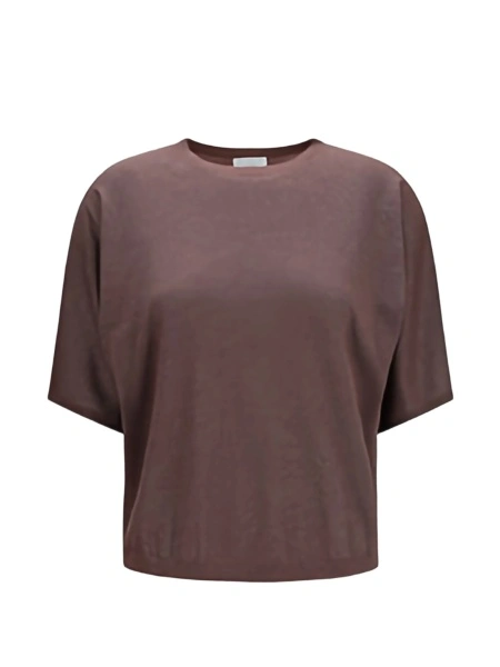 Pulover tricotat Brunello Cucinelli maro
