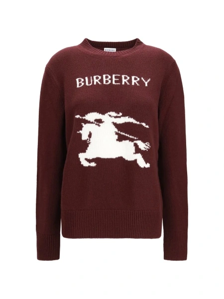 Pulover tricotat Burberry rosu