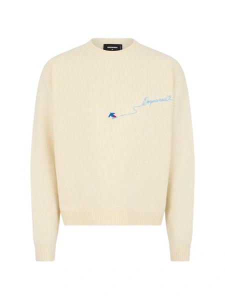 Pulover tricotat DSQUARED2 neutru