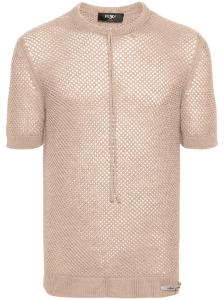 Pulover tricotat Fendi neutru