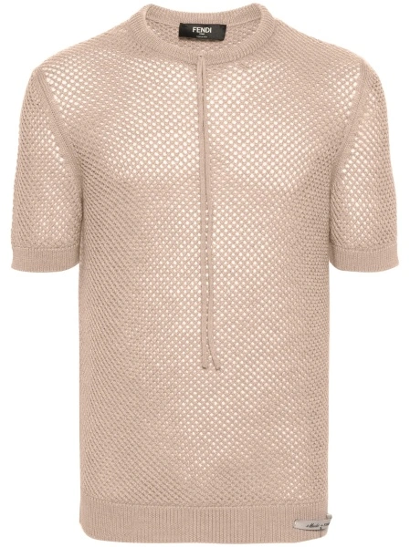 Pulover tricotat Fendi neutru