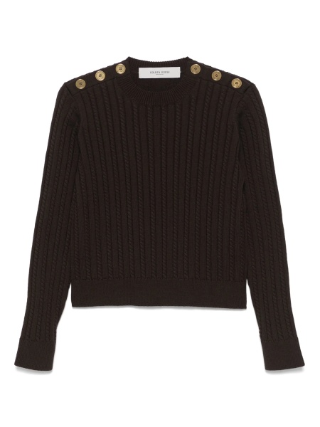 Pulover tricotat Golden Goose maro