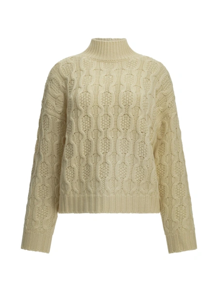 Pulover tricotat INES DE LA FRESSANGE neutru