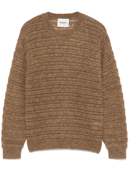 Pulover tricotat ISABEL MARANT ETOILE maro