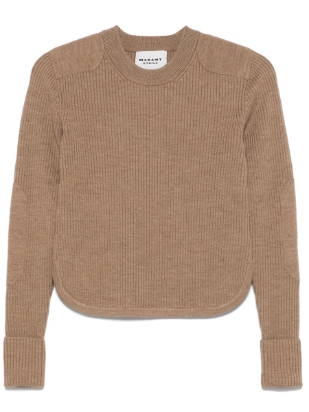Pulover tricotat ISABEL MARANT ETOILE maro