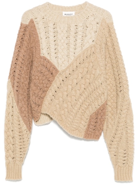 Pulover tricotat ISABEL MARANT ETOILE neutru