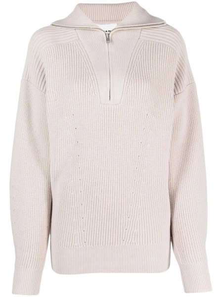 Pulover tricotat ISABEL MARANT ETOILE neutru