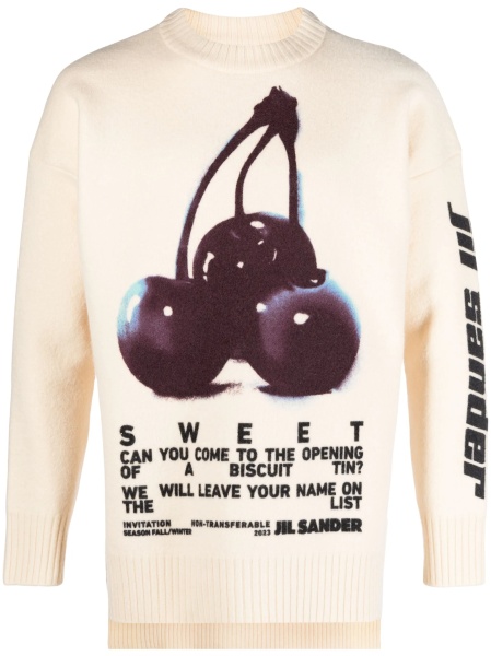 Pulover tricotat Jil Sander neutru