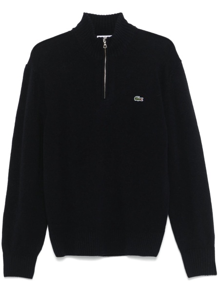 Pulover tricotat Lacoste albastru