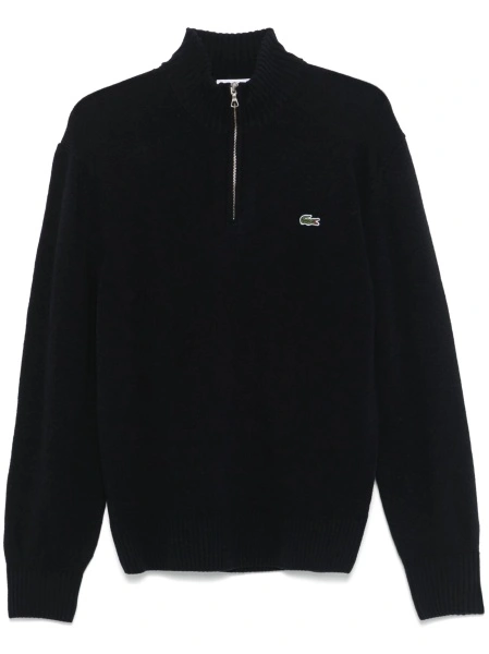 Pulover tricotat Lacoste albastru