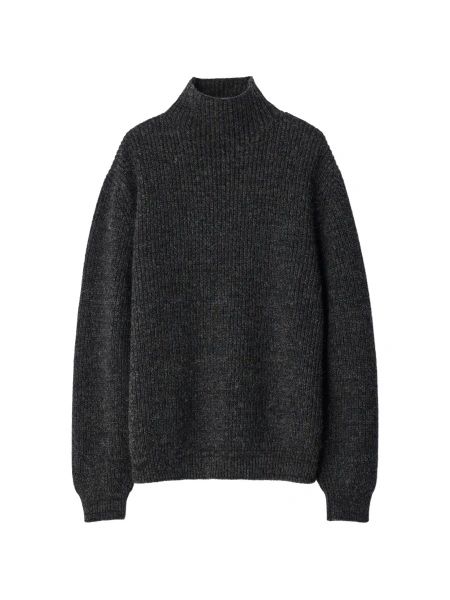 Pulover tricotat LEMAIRE gri