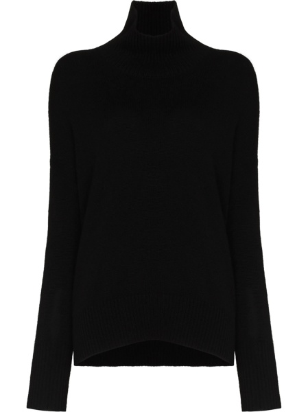 Pulover tricotat Lisa Yang negru