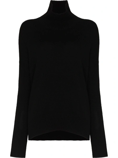 Pulover tricotat Lisa Yang negru