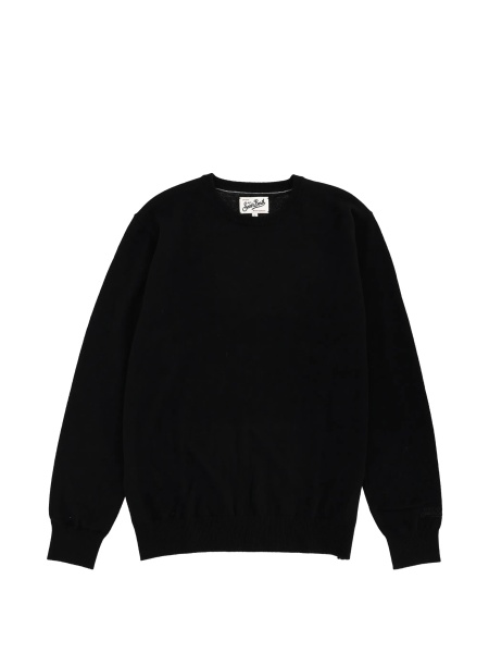 Pulover tricotat Mc2 Saint Barth negru