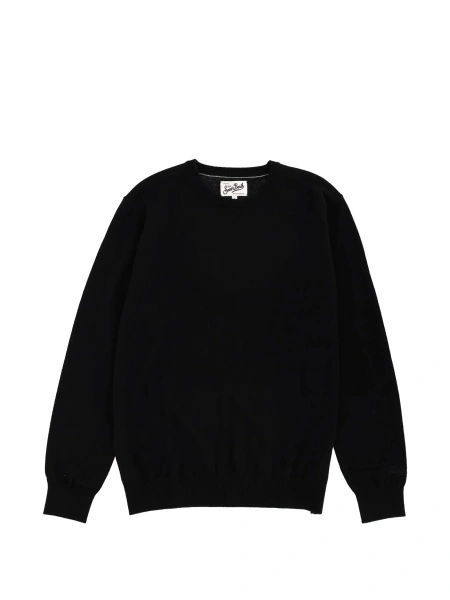 Pulover tricotat Mc2 Saint Barth negru